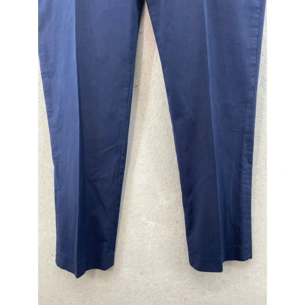 J by J. Crew Chino Pants Mens 36x34‎ Blue Thompson Stretch Flat Front Trousers